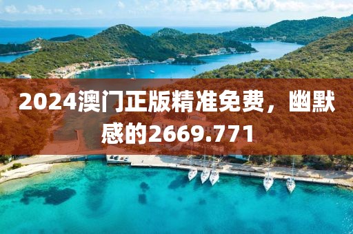 2024澳門正版精準免費，幽默感的2669.771