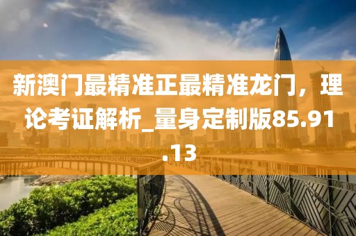 新澳門最精準(zhǔn)正最精準(zhǔn)龍門，理論考證解析_量身定制版85.91.13