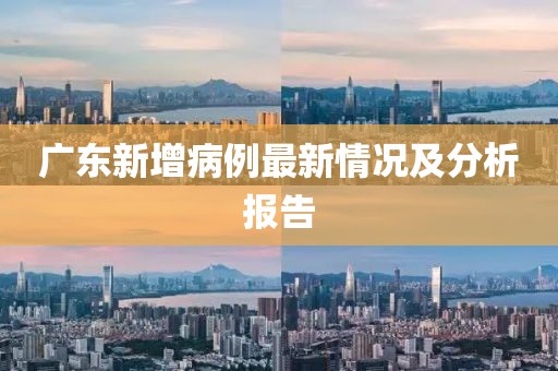 廣東新增病例最新情況及分析報(bào)告