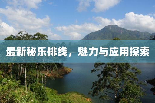 最新秘樂(lè)排線，魅力與應(yīng)用探索