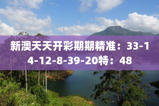 新澳天天開彩期期精準(zhǔn)：33-14-12-8-39-20特：48
