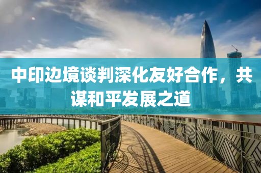 中印邊境談判深化友好合作，共謀和平發(fā)展之道