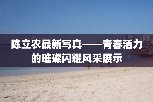 陳立農(nóng)最新寫真——青春活力的璀璨閃耀風(fēng)采展示