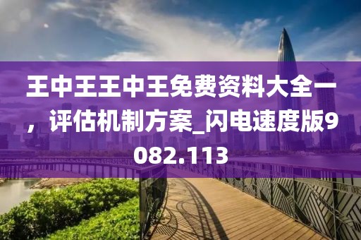 王中王王中王免費資料大全一，評估機制方案_閃電速度版9082.113