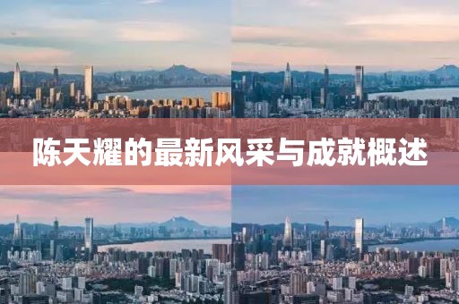 陳天耀的最新風(fēng)采與成就概述