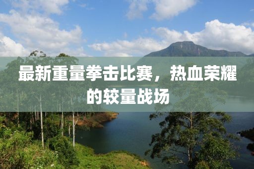 最新重量拳擊比賽，熱血榮耀的較量戰(zhàn)場