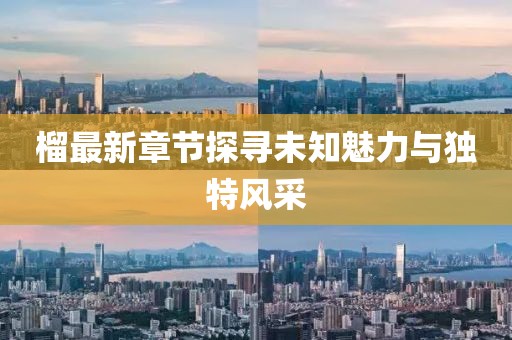 榴最新章節(jié)探尋未知魅力與獨(dú)特風(fēng)采