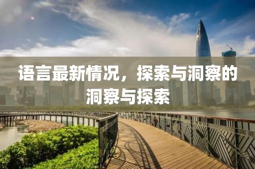 語言最新情況，探索與洞察的洞察與探索