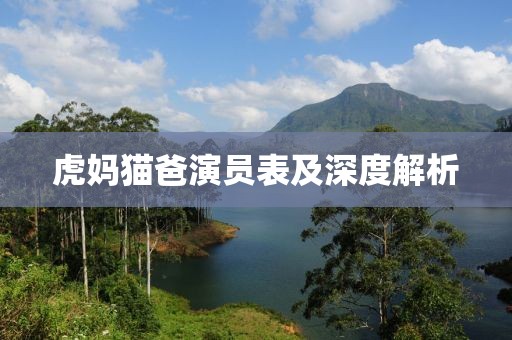 虎媽貓爸演員表及深度解析