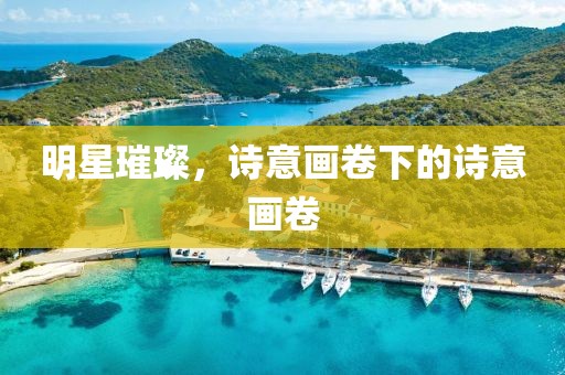 明星璀璨，詩意畫卷下的詩意畫卷