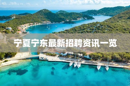 寧夏寧東最新招聘資訊一覽