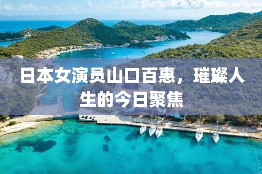 日本女演員山口百惠，璀璨人生的今日聚焦