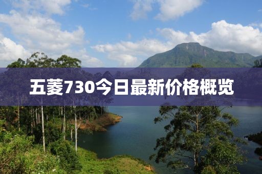 五菱730今日最新價格概覽