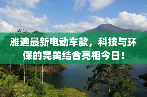 雅迪最新電動(dòng)車(chē)款，科技與環(huán)保的完美結(jié)合亮相今日！