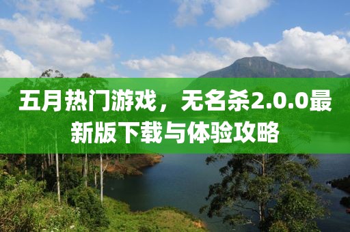五月熱門游戲，無名殺2.0.0最新版下載與體驗(yàn)攻略