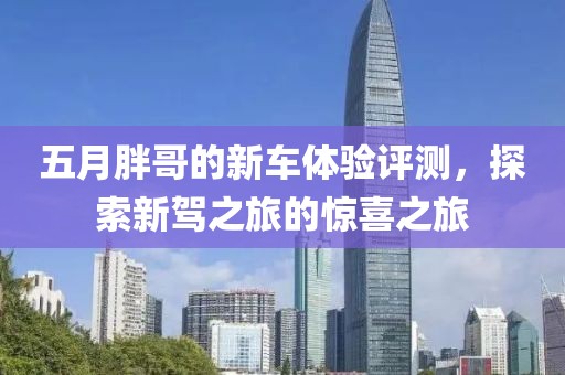 五月胖哥的新車(chē)體驗(yàn)評(píng)測(cè)，探索新駕之旅的驚喜之旅