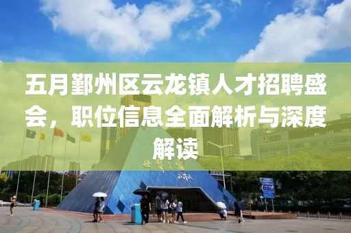 五月鄞州區(qū)云龍鎮(zhèn)人才招聘盛會，職位信息全面解析與深度解讀