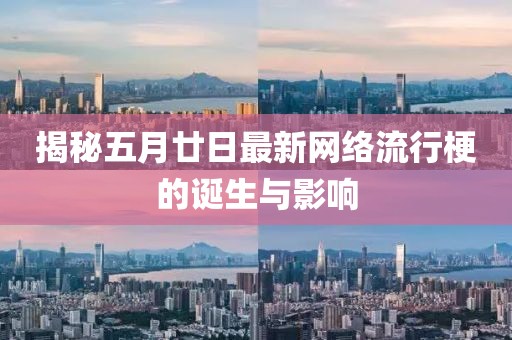 揭秘五月廿日最新網(wǎng)絡(luò)流行梗的誕生與影響