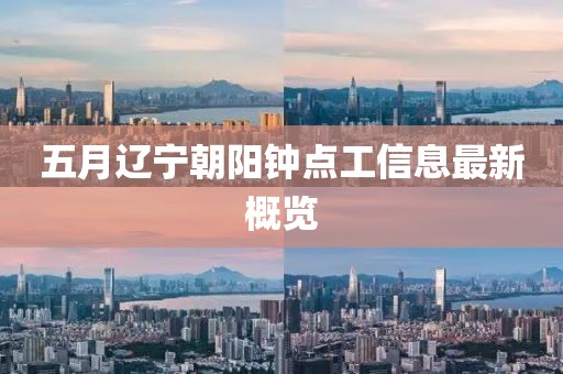 五月遼寧朝陽鐘點工信息最新概覽