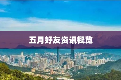 五月好友資訊概覽