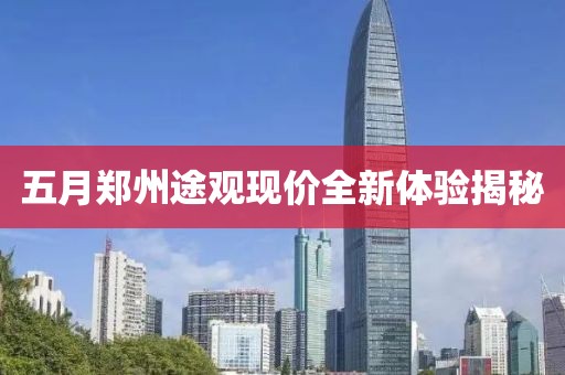 五月鄭州途觀現(xiàn)價(jià)全新體驗(yàn)揭秘