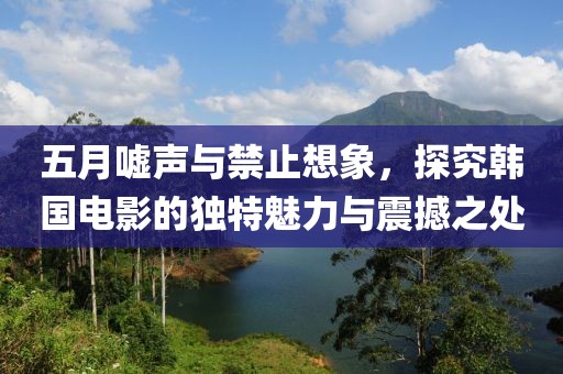 五月噓聲與禁止想象，探究韓國電影的獨特魅力與震撼之處