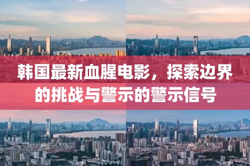 韓國最新血腥電影，探索邊界的挑戰(zhàn)與警示的警示信號
