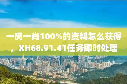 一碼一肖100%的資料怎么獲得，XH68.91.41任務(wù)即時(shí)處理