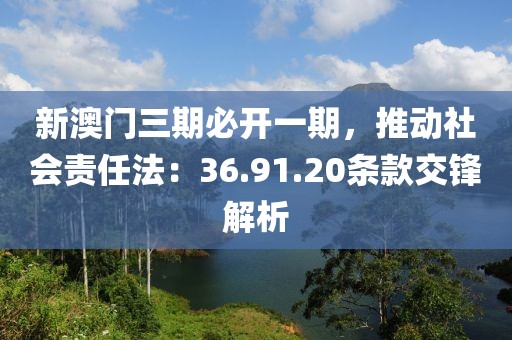 新澳門三期必開一期，推動(dòng)社會(huì)責(zé)任法：36.91.20條款交鋒解析