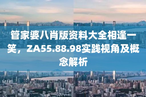 管家婆八肖版資料大全相逢一笑，ZA55.88.98實(shí)踐視角及概念解析