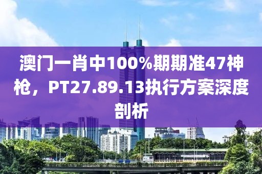 澳門一肖中100%期期準(zhǔn)47神槍，PT27.89.13執(zhí)行方案深度剖析