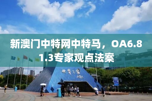 新澳門中特網(wǎng)中特馬，OA6.81.3專家觀點(diǎn)法案